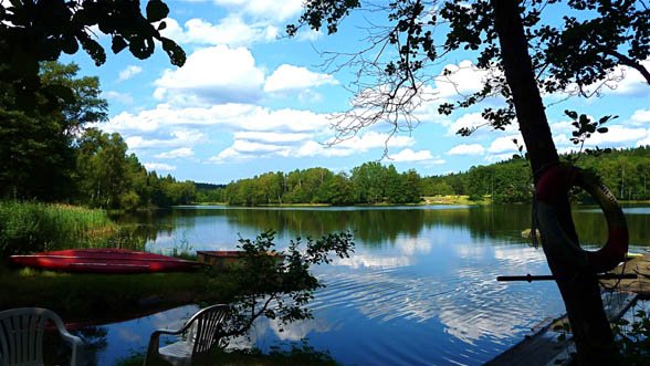 Slagesnässjön från bryggan