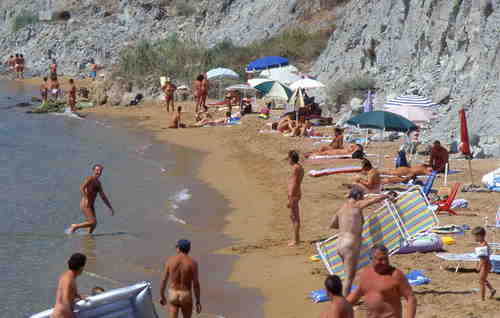 Stranden vi Pizzo Greco på Cabo Rizzuta